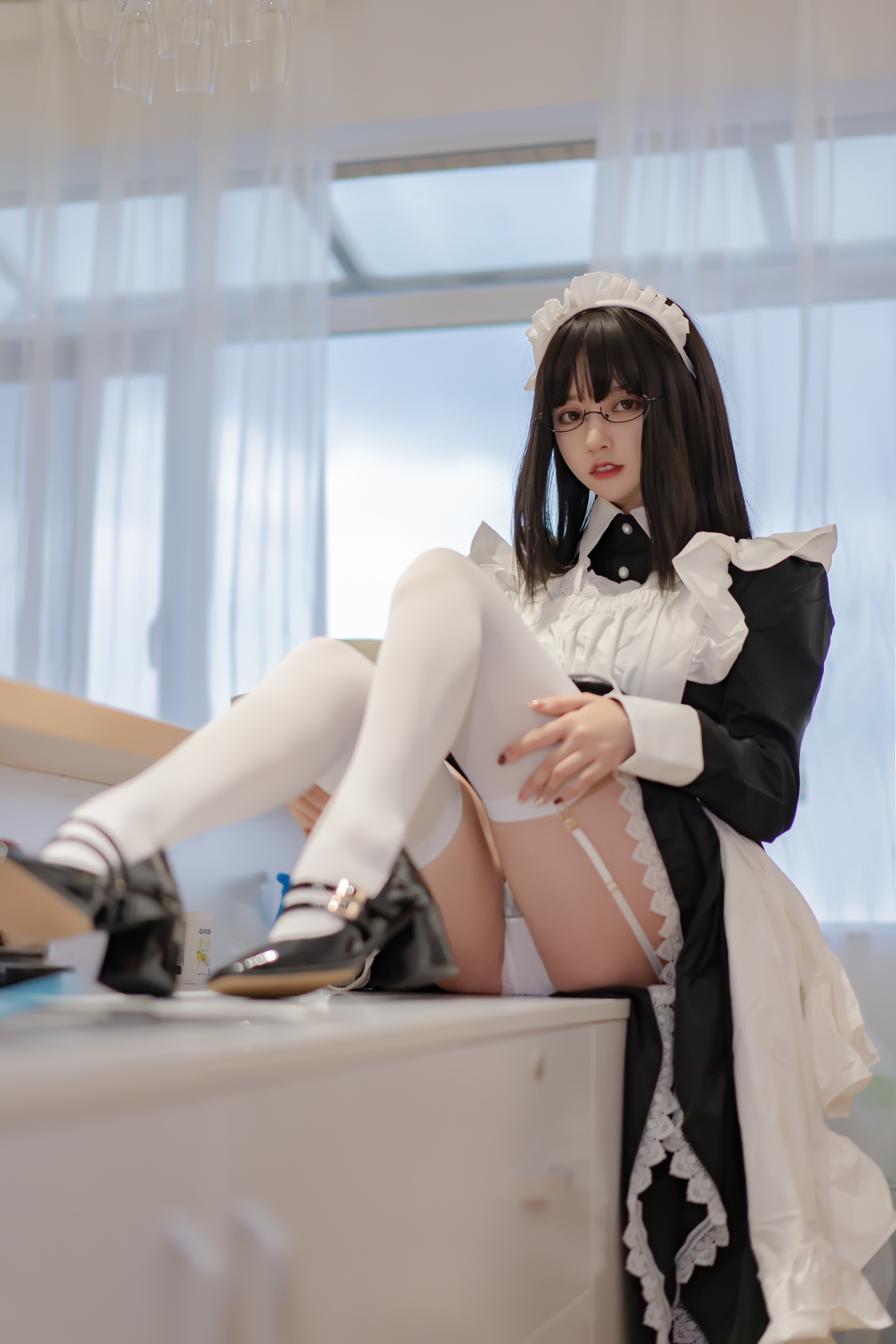 图片[1]-过期米线线喵 – NO.099 女仆长 [28P]-XikXak